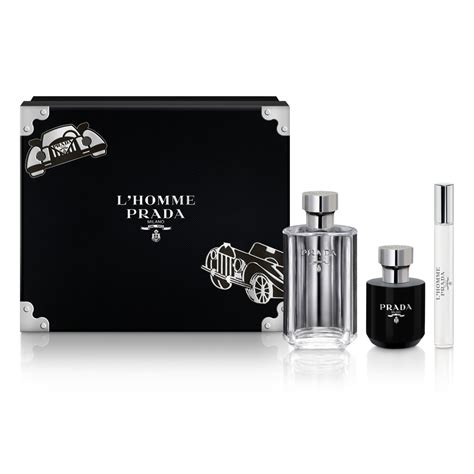 prada perfume goft set|prada l'homme gift set.